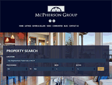 Tablet Screenshot of mcphersongroup.ca